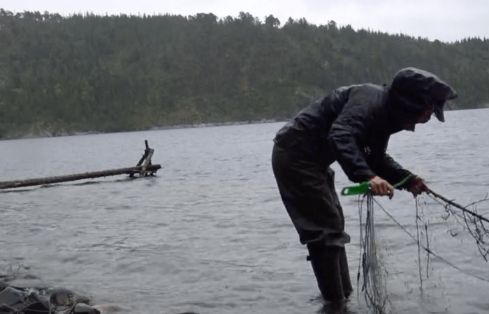 Fiskeri i regnvejr