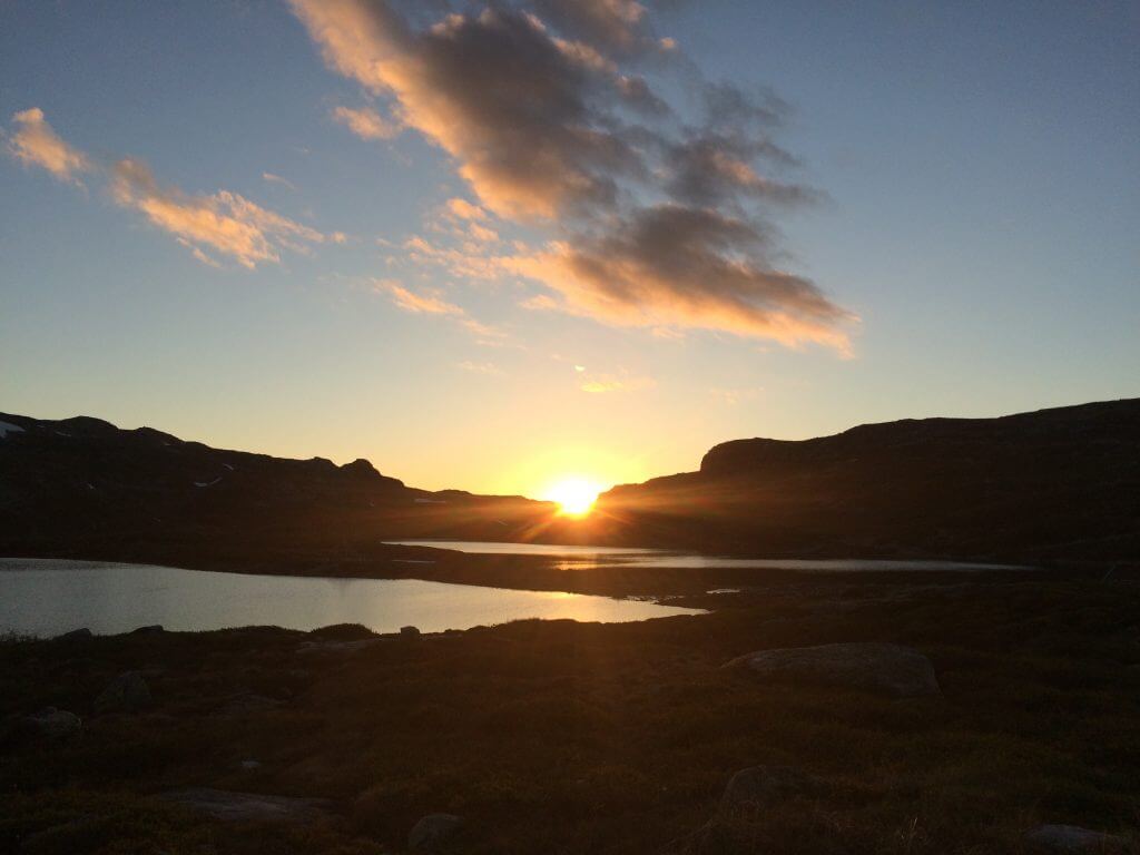 Solnedgang Holmen Lifjell